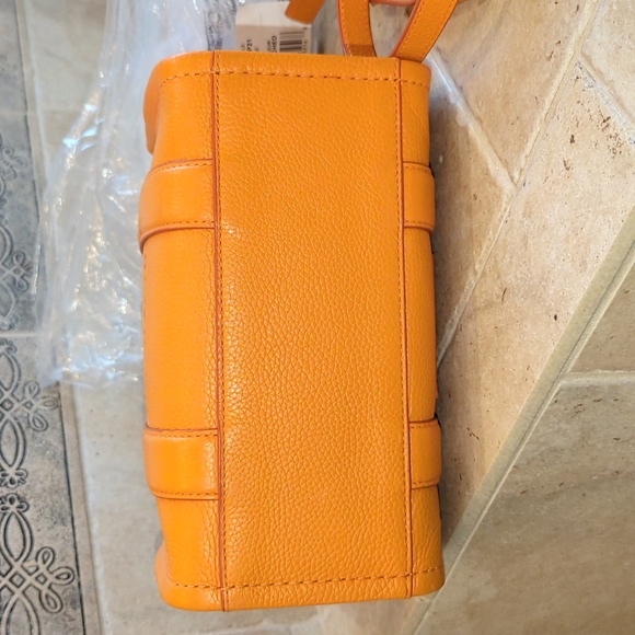 EUC The Tote Bag Marc Jacobs Scorched Orange Leather Small - Picture 8 of 16